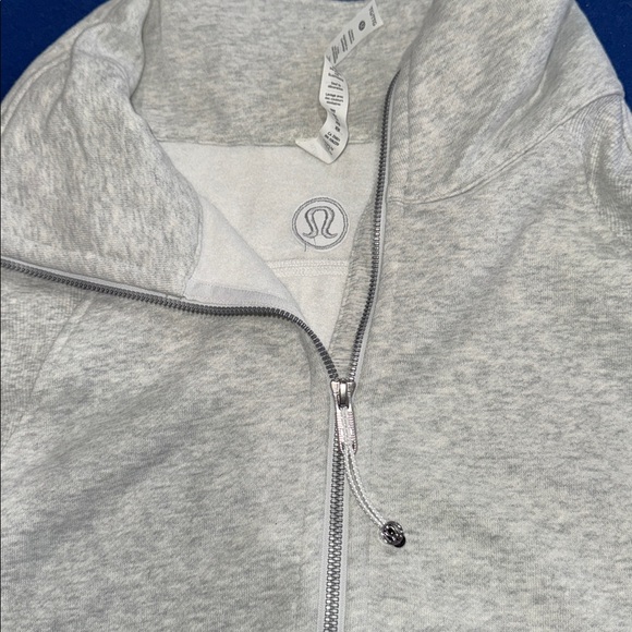 Lulu Lemon Women’s Gray Half-Zip - Picture 2 of 4